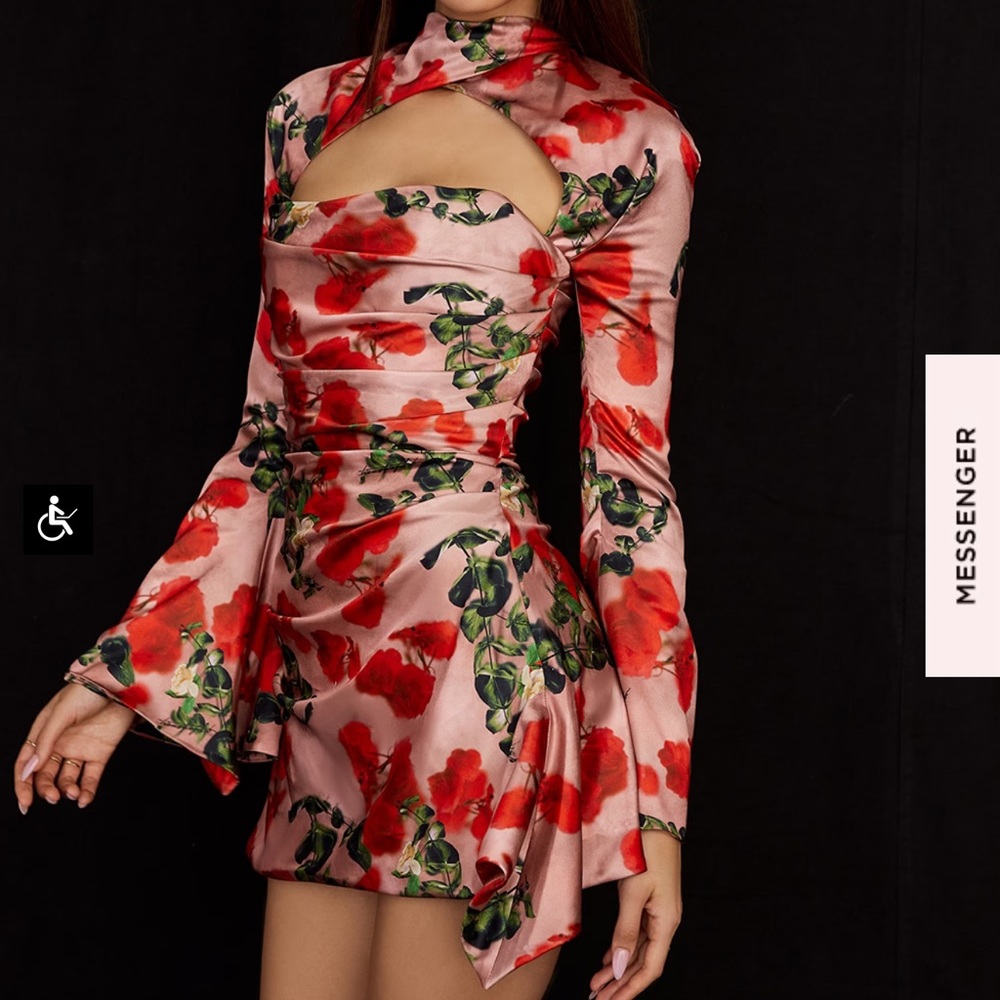 House of CB rose corset dress